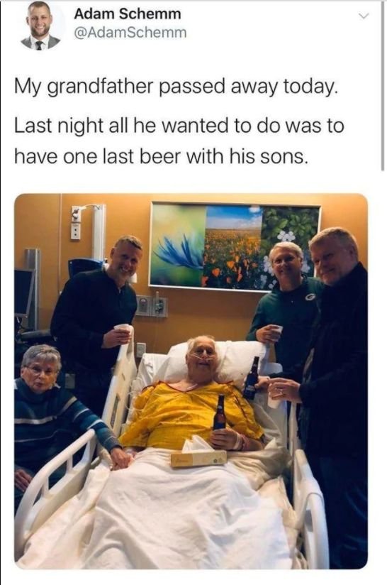 One last beer touching story