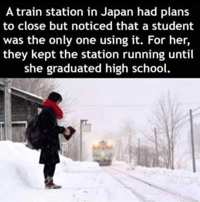 Japan positive story.