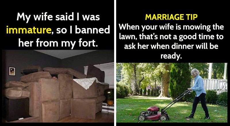 22 Funny Memes About Marriage All Couples Can Relate To - Bouncy Mustard