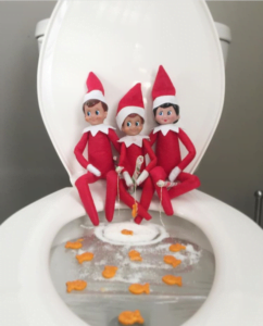 15 Funny Elf On The Shelf Ideas - Bouncy Mustard