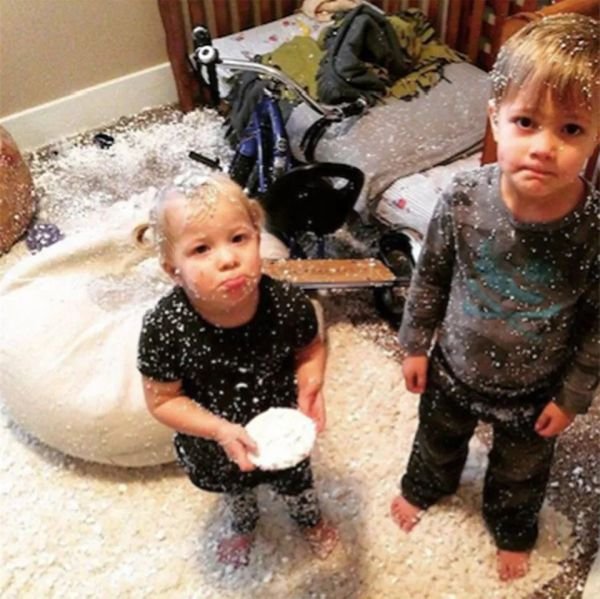 Funny Photos Of Kids That Made A Huge Mess