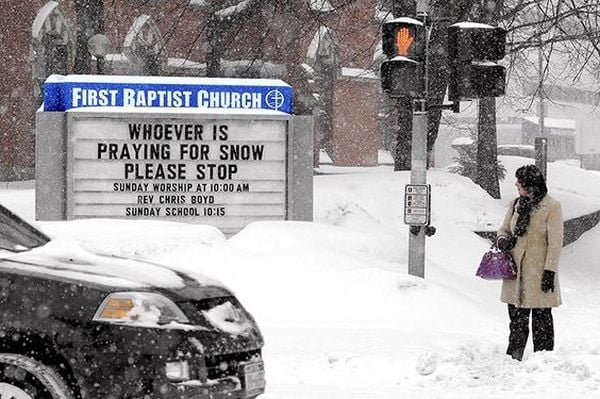 Funny cold weather winter snow storm memes: Whoever is praying for snow please stop