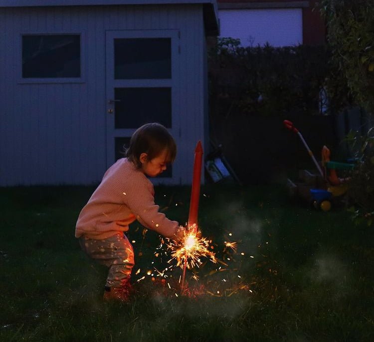 This Dad Photoshops His Baby Into Hilarious Situations fireworks