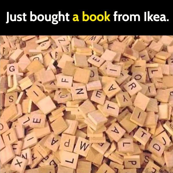 Fun Clean Humor Hilarious Memes: Just bought a book from Ikea