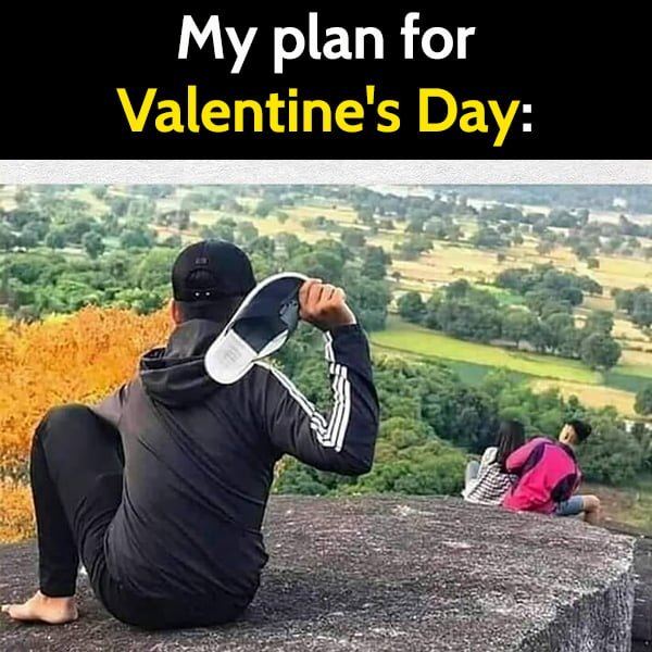My plan for Valentine's Day: