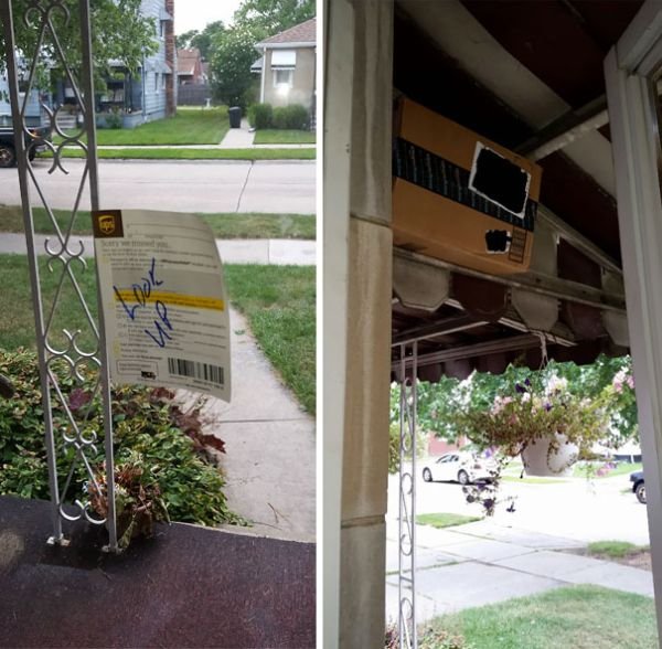 TOP Funny Delivery Drivers Fails Hide Package Above Door