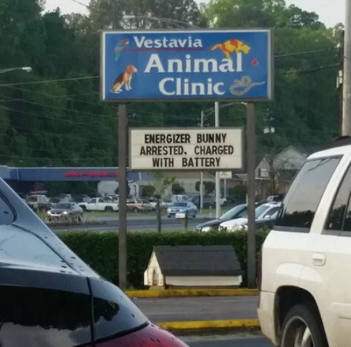 Funny Vet Sign Veterinary Clinic Humor Animal Hospital Joke