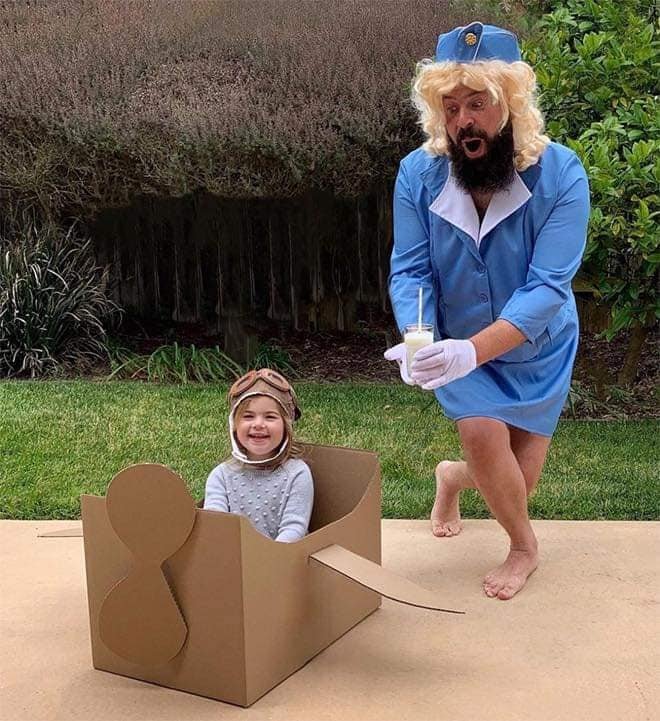 Dad takes the cutest photos with daughter in funny costumes