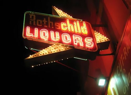 Unfortunate Neon Sign Funny Fail child liquors