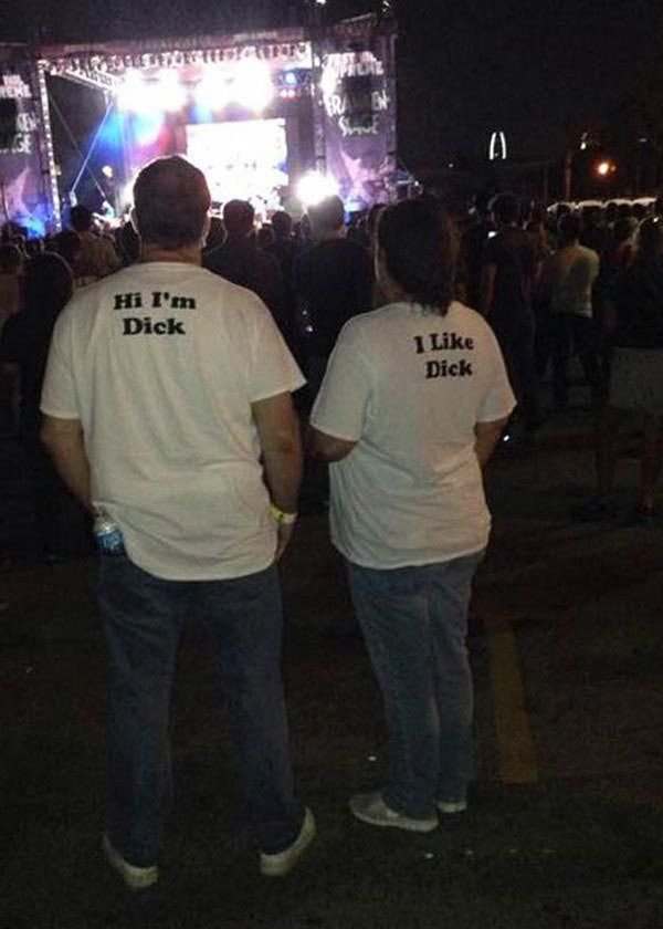 Funny T-Shirt Message I love Dick t shirt