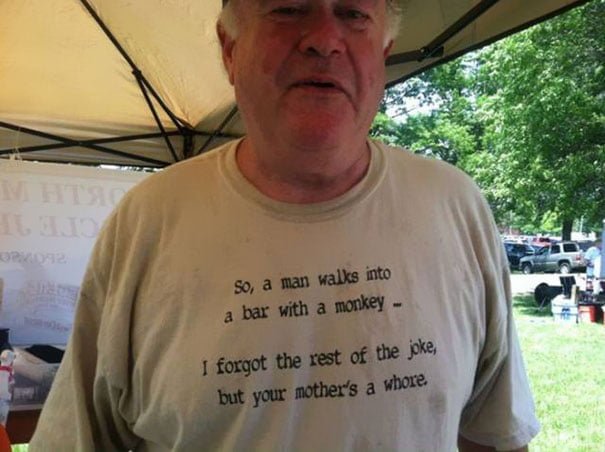 Funny T-Shirt Message