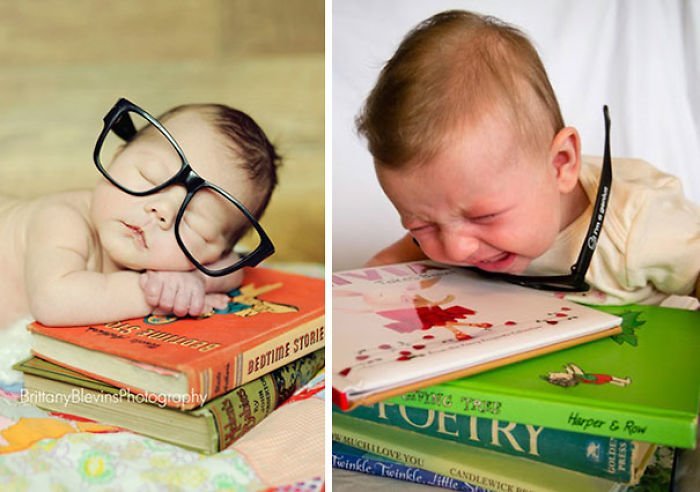 Funny Expectation Versus Reality Baby Photoshoot Fail