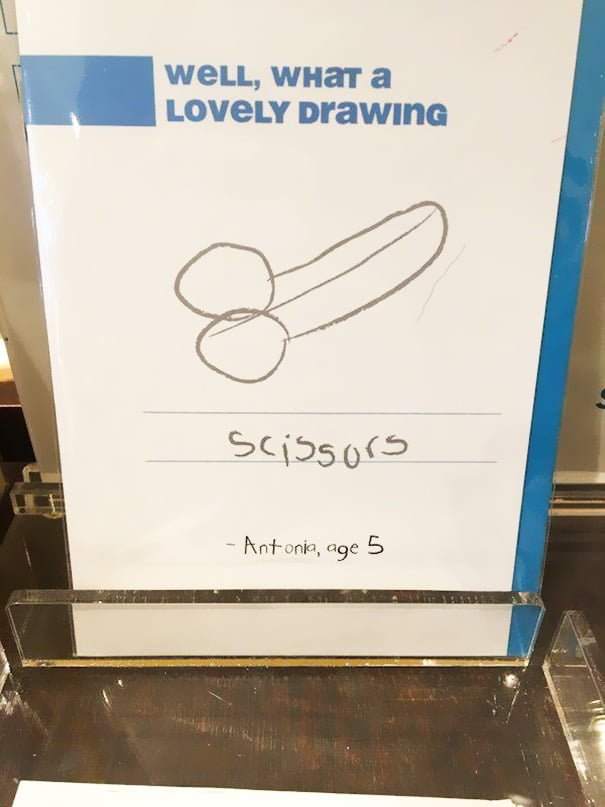 Funny Children Drawing Inappropriate NSFW