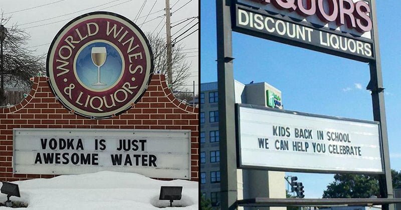 25 Hilarious Liquor Store Signs That Made Laugh Out Loud Today - Bouncy  Mustard
