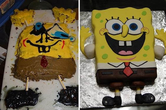 Expectations Vs Reality 25 Hilarious Cake Fails Showing Baking Isn T Easy Bouncy Mustard