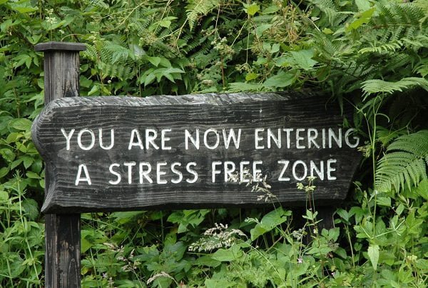 Funny Garden Sign You are now entering a stress free zone