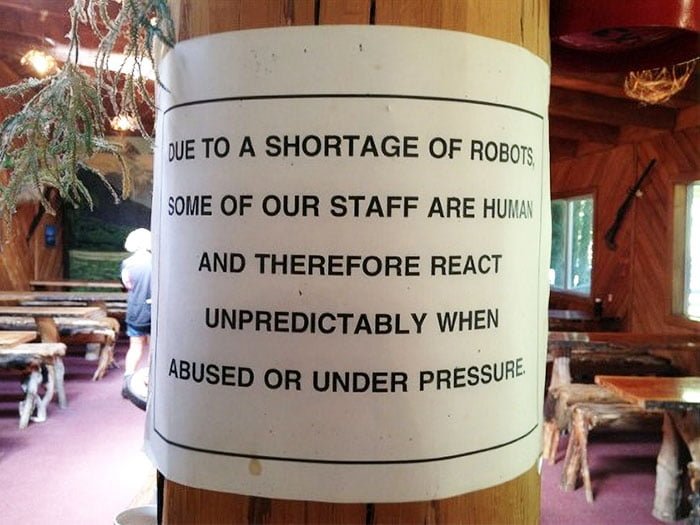 Funny Restaurant sign