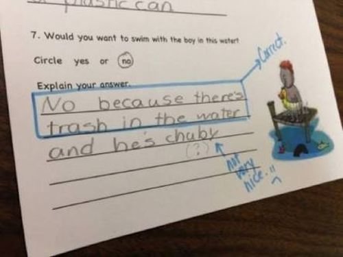 Funny Kids Test Answer