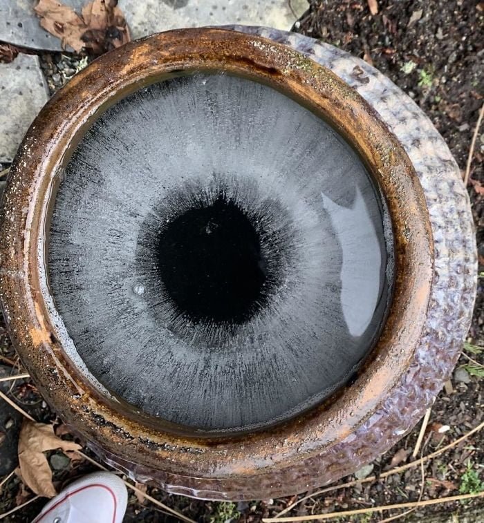 ice looks like eye