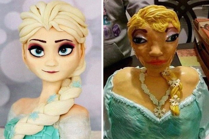 Funny Expectations Vs. Reality Cake Fails Elsa