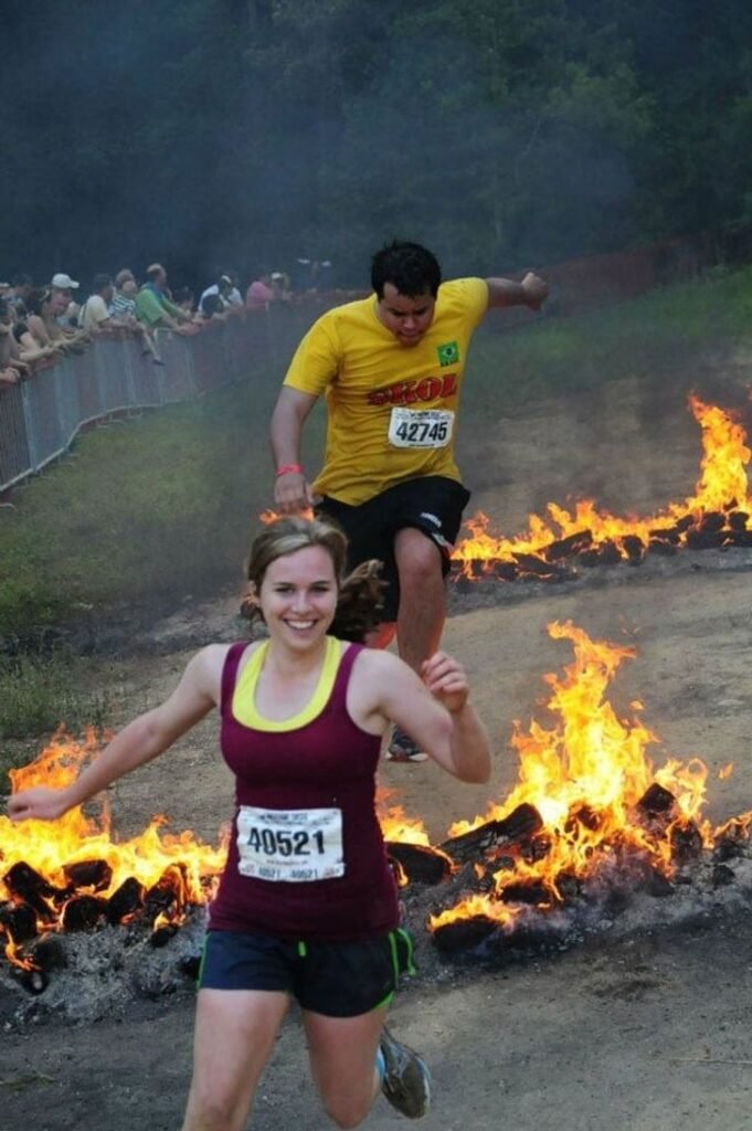 Ridiculously Photogenic fire woman