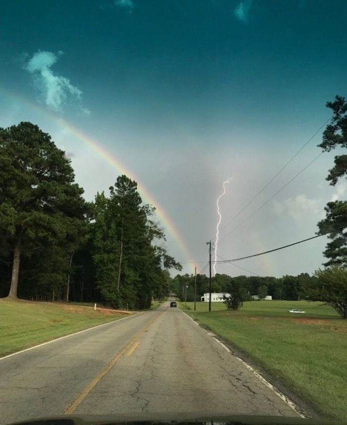 funny end of the rainbow lightning