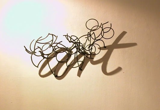 creative sculpture shadow art light painting