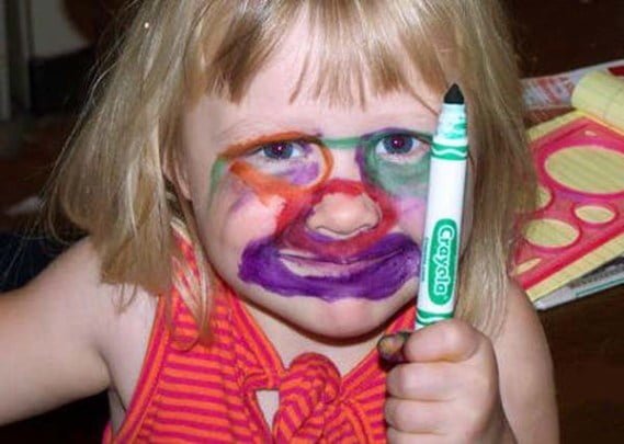 funny kid vs marker