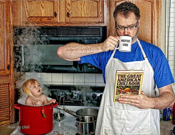 World's best father Dave Engledow Funny Photos