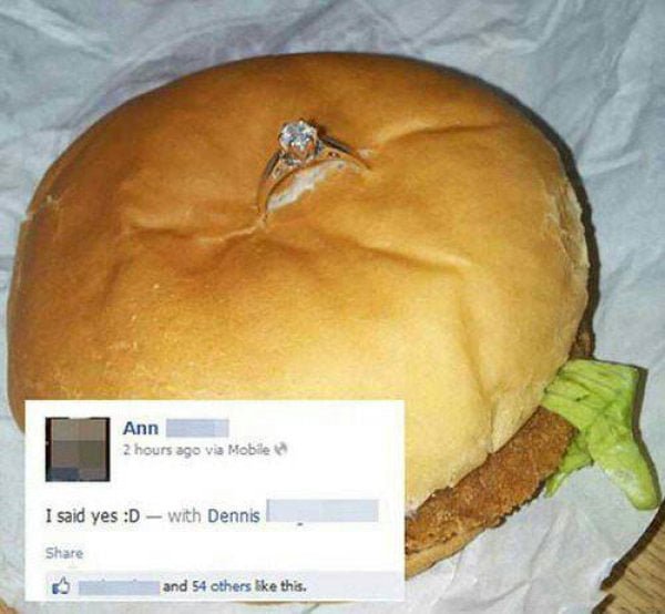 Creative proposal burger