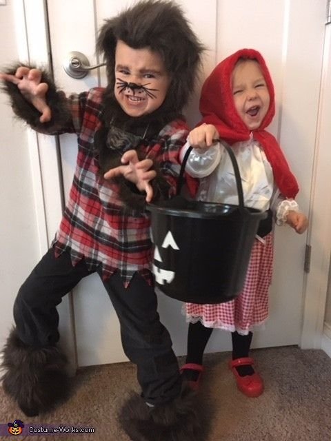 funny matching Halloween costumes for brother and sister