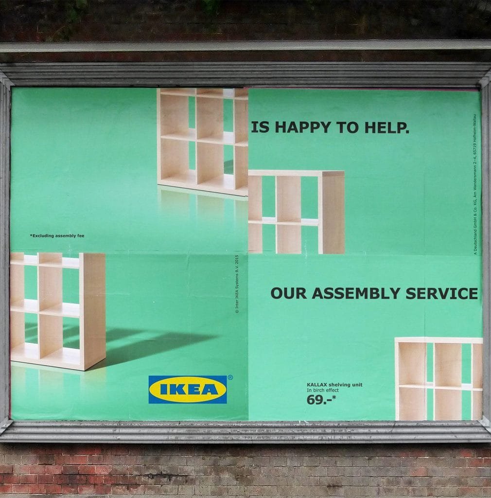 creative ad billboard idea ikea