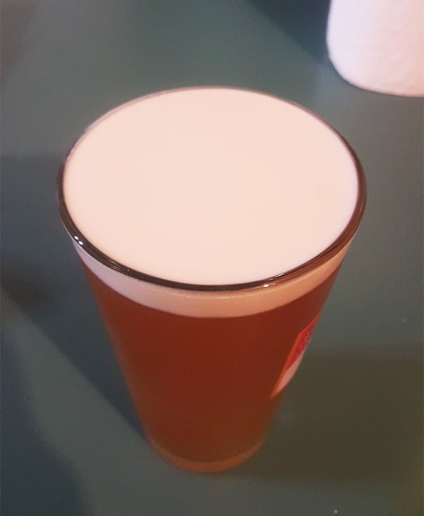 oddly satisfying photos perfect beer foam