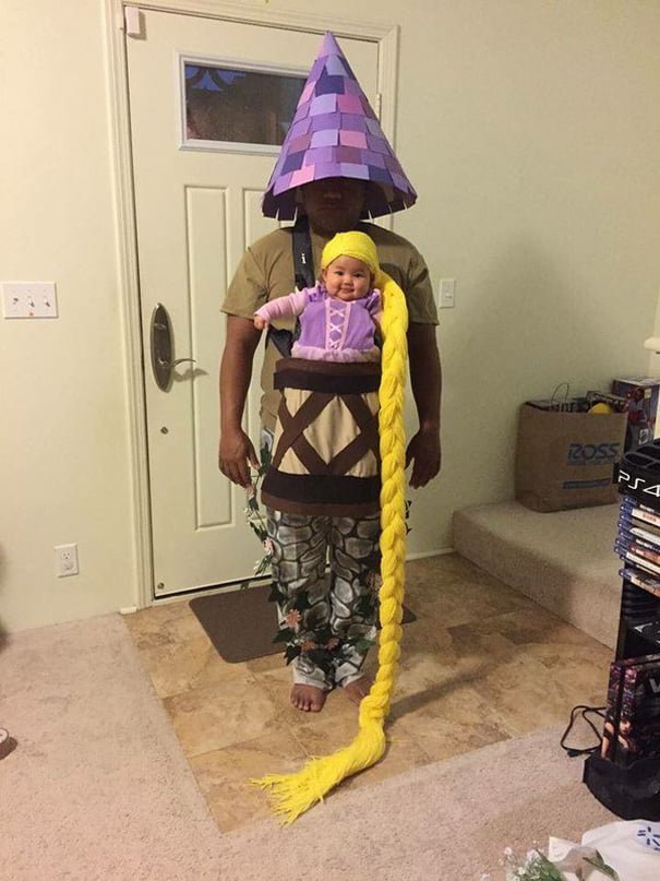 creative baby DIY child Halloween costume idea