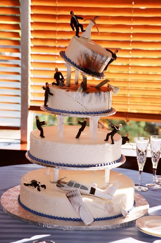 creative wedding cake unconventional ideas
