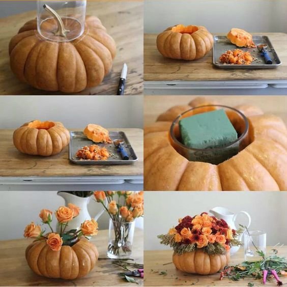 Easy DIY Thanksgiving decorating idea