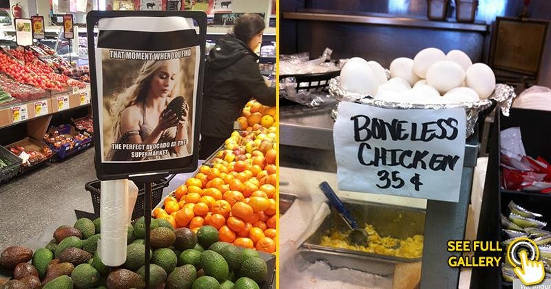 30 Funny Things People Have Spotted While Shopping - Bouncy Mustard