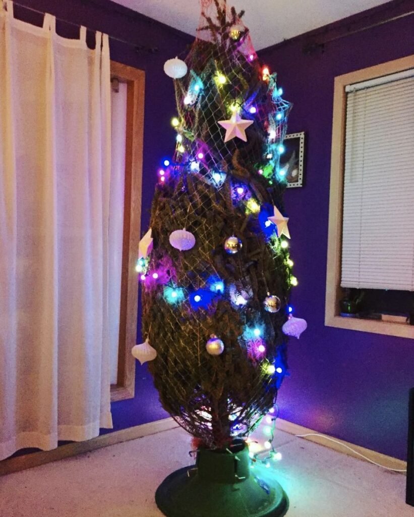 creative Christmas tree pet-proof hack
