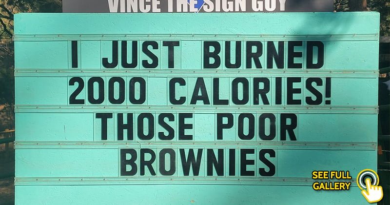 funny pun Indian Hills Community road sign Vince The Sign Guy