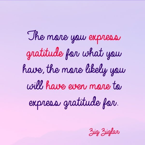 Gratitude quote The more you express gratitude for what you have, the more likely you will have even more to express gratitude for.