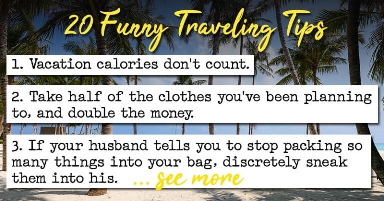 funny travel tips for usa